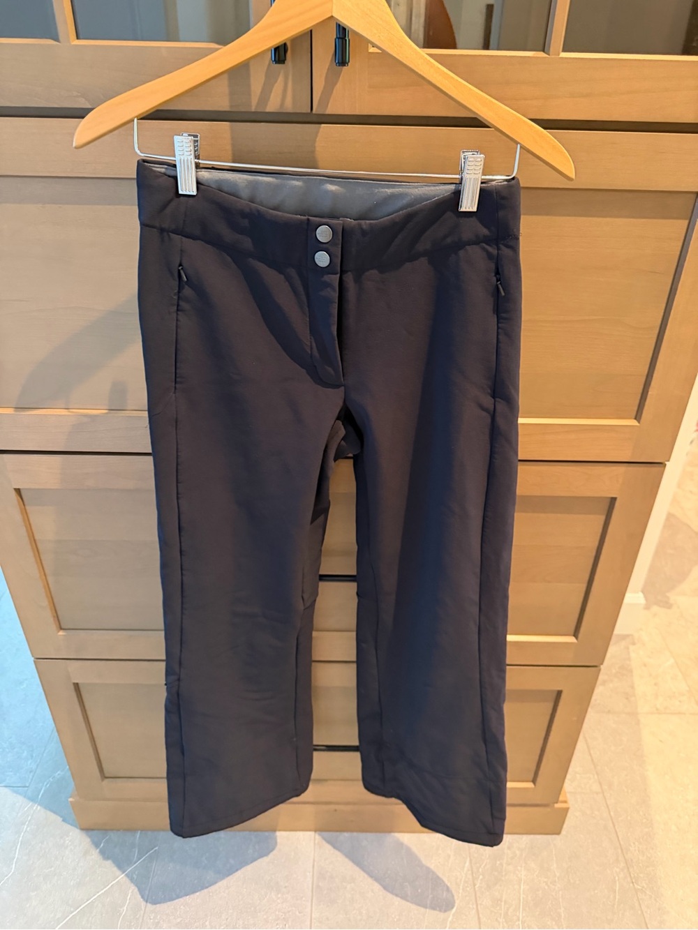 ❄️🎿🏂The North Face Black Snap-Button Snow pants